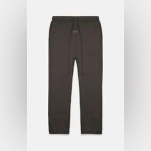 Essentials Fear of God Off Black relaxed sweatpants